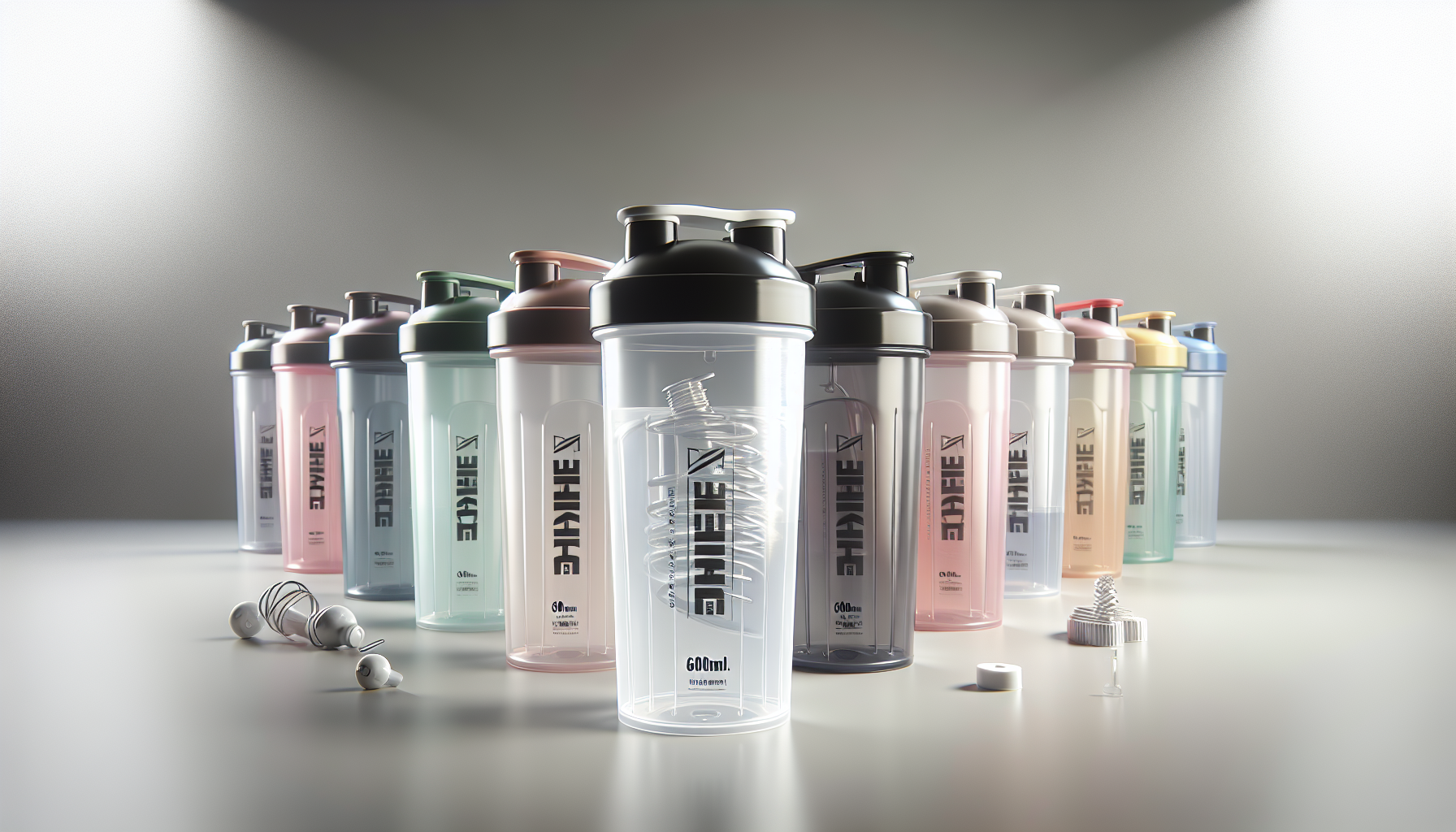 Branded Shaker Bottles, 600ml